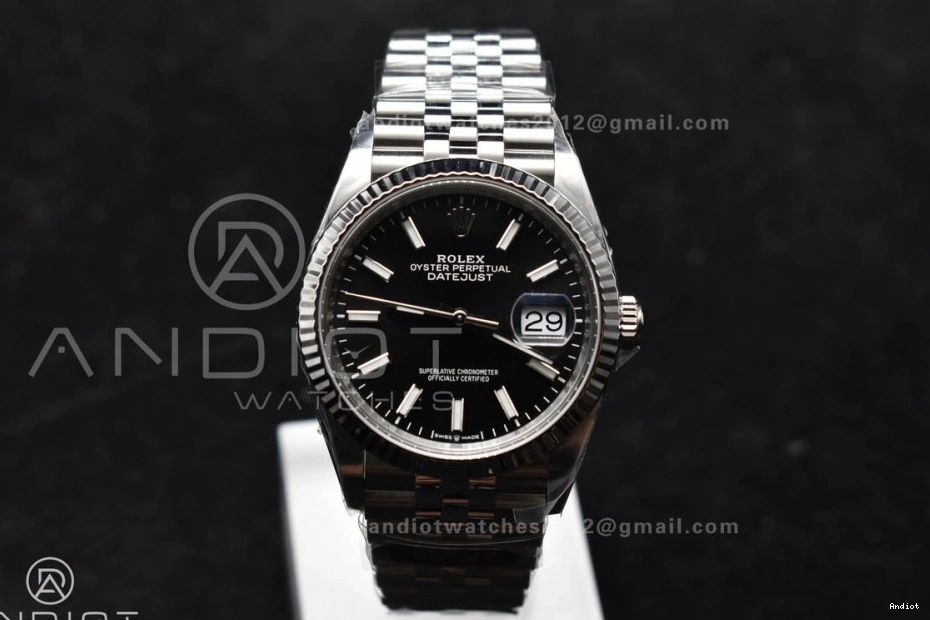 904L 126234 VR3235 Best Black on Dial 36 Clean Stick Jubilee Bracelet DateJust Edition 1:1 Steel 0411